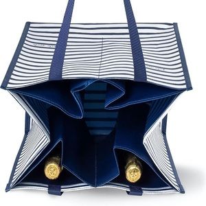 🆕 Kate Spade Navy Painted Stripe Market Tote